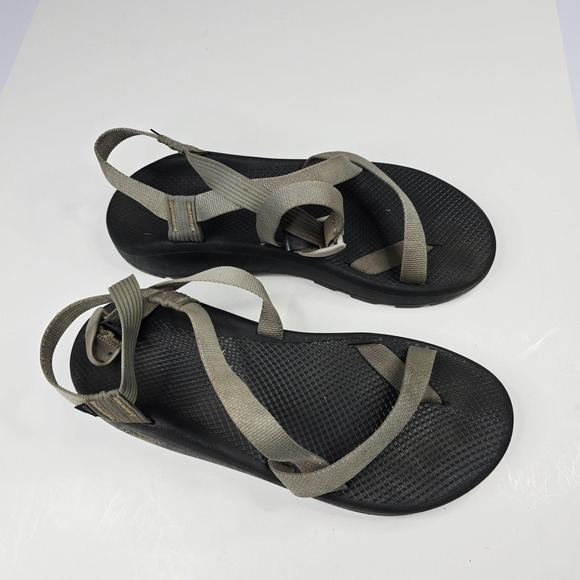Chaco Z‎ Cloud Sandals Shoes Mens Size 13 Gray Strappy Outdoor Hiking Comfort